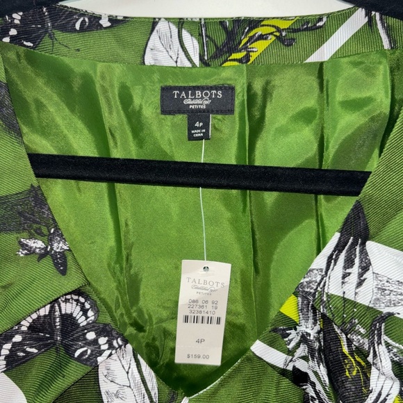 Talbots Petite Silk Patterned Dress - Picture 2 of 5